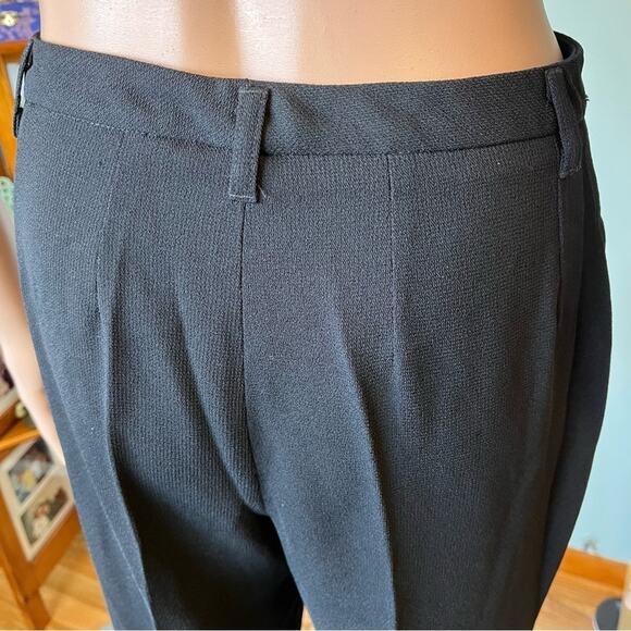 VTG Vertigo of Paris Womens Cuffed Crepe Dress Pants 10 Creased Quiet Luxury - Picture 4 of 5